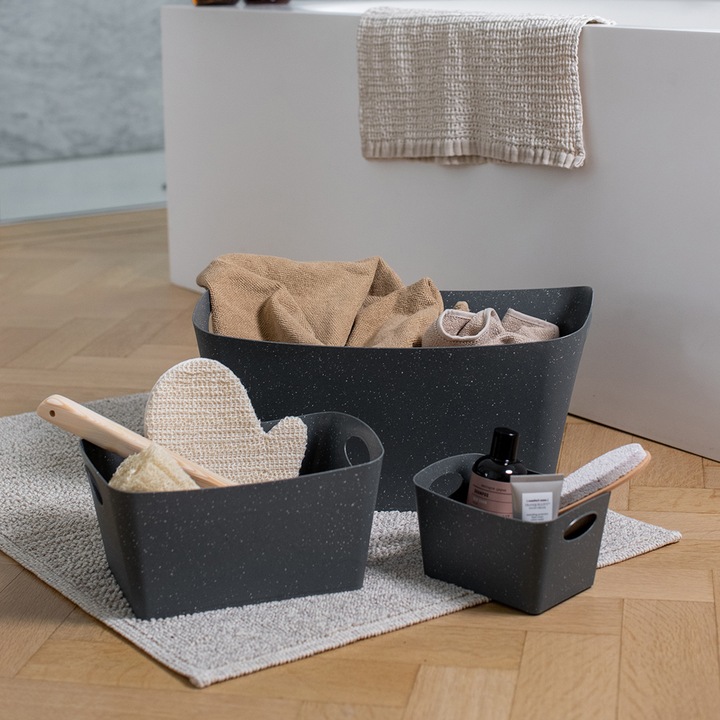 Actual product image Koziol BOXXX M storage box 3.5l grey/white (15 x 20 x 30 cm, 3.50 l)