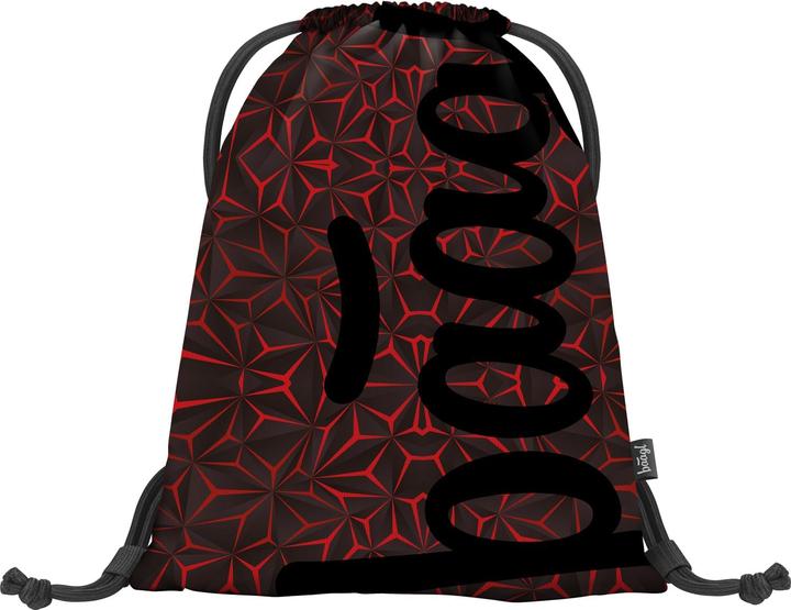 Produktbild Baagl SET 3 - Schulset Core Red Polygon / Rucksack / Federmäppchen / Tasche