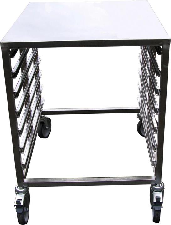 Image du produit GN Schalen Chariot de transport GN 2/1 Acier inoxydable 7 rails de support