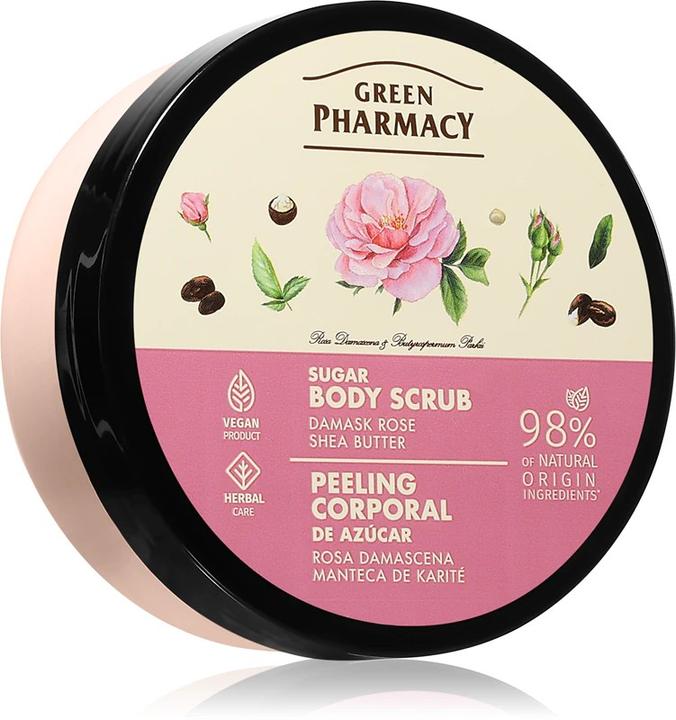 Schubiger Groene apotheek lichaamsverzorging Damask roos sheaboter 200 ml