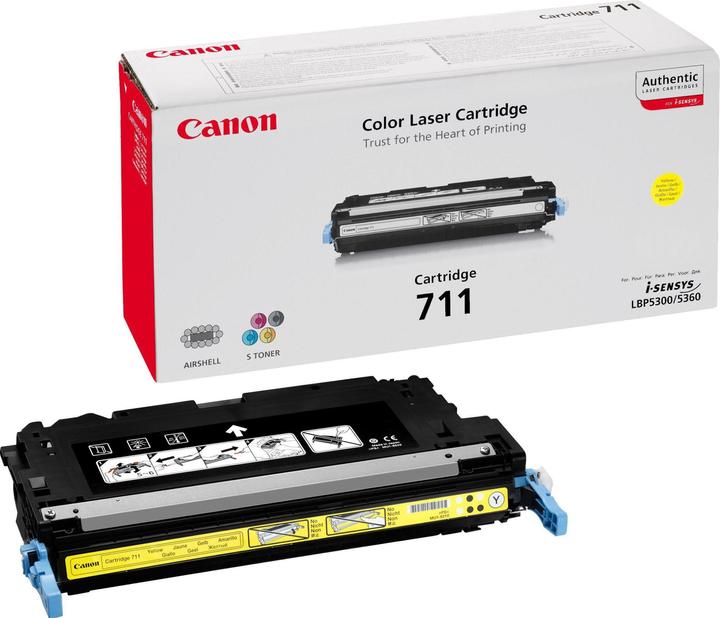 Actual product image Canon 711 (Y)