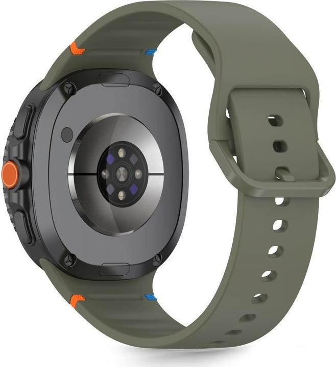 Actual product image Tech-Protect Silikonarmband für Samsung Galaxy Watch 40/44/46 mm - Grün (TPU (thermoplastic polyurethane))