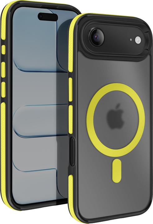 Actual product image OEM Back panel cover Case NEO for IPHONE 17 Air compatible with MagSafe yellow (Apple iPhone 17)