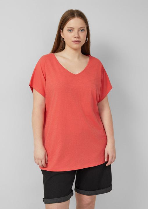 Produktbild s.Oliver Baumwollshirt mit Spitzeneinsatz (52)