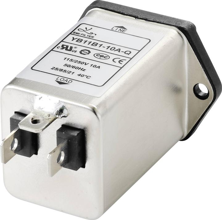 Produktbild Tru Components TC-10101436 Netzfilter mit Kaltgerätebuchse 250 V/AC 10 A 0.3 mH