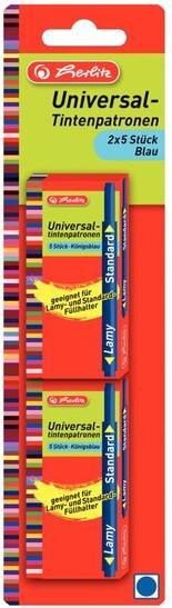 Actual product image Herlitz 10412070 Replacement refill (e) (Blue, 5 pcs.)