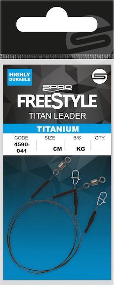 Spro Freestyle Titanium Leader Titanvorfach (8 kg)