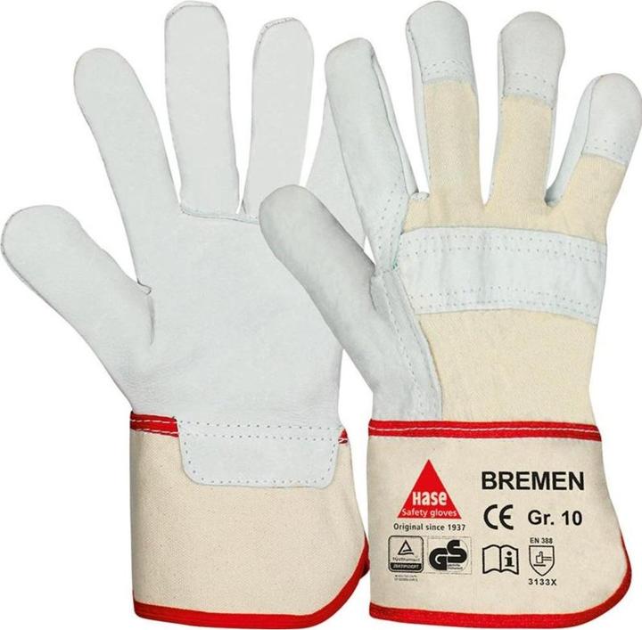 Produktbild Hase Rindnarblederhandschuh Bremen, Grösse 10 (10)