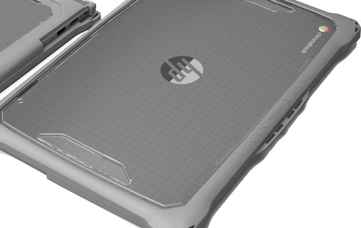 Produktbild MaxCases Extreme Shell-F2 Slide Case For Hp Fortis Chromebook G11 14 (Gray/Clear) (14", HP)