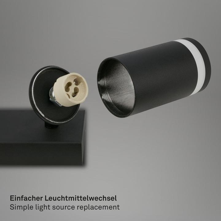 Produktbild Briloner Spot light, 4-flame, GU10/excl. bulb, black (GU10)