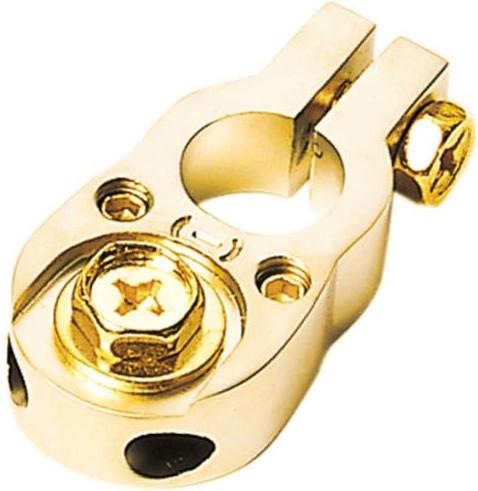 Actual product image Goldline Battery terminal negative pole gold 2 x 10 mm