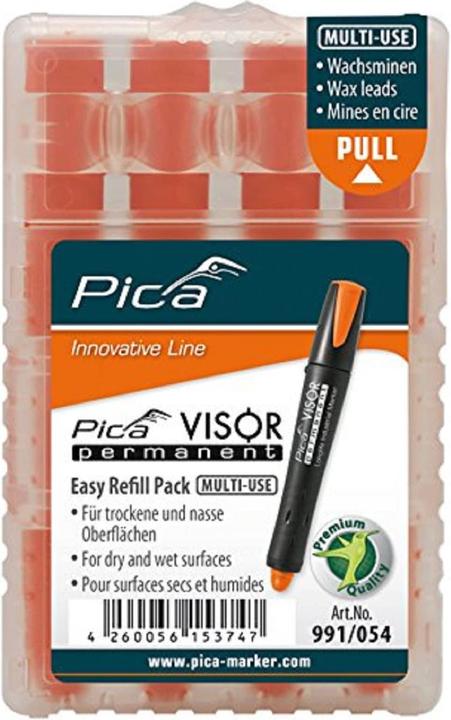 Produktbild Pica Ersatzminen (4 Stück, Orange, 10 mm)