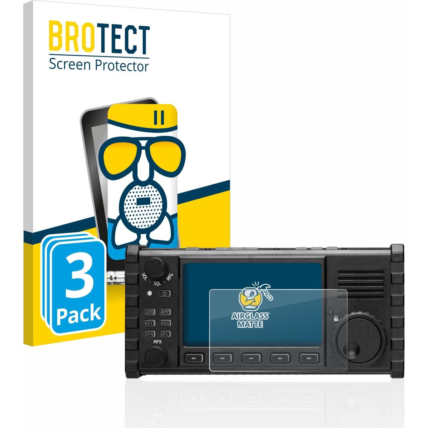 BROTECT AirGlass Panzerglasfolie Matt, Walkie-Talkie Zubehör