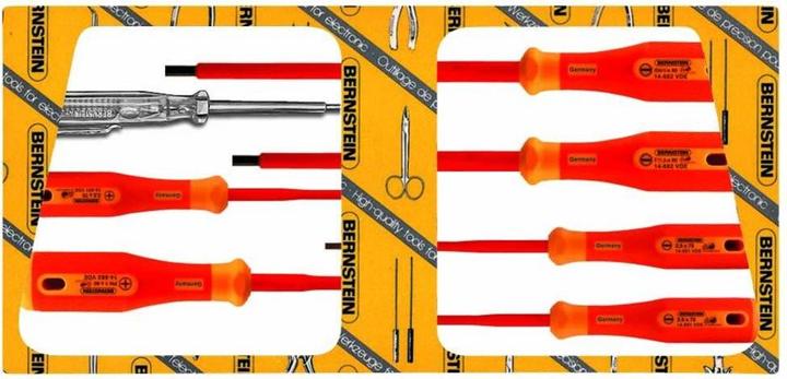 Produktbild Bernstein VDE Schraubendreher-Set 7teili (Schlitzschrauben)