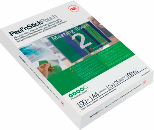Productafbeelding GBC PEEL'N STICK POUCH - glanzend (A3, 25 Pcs., 75 µm)