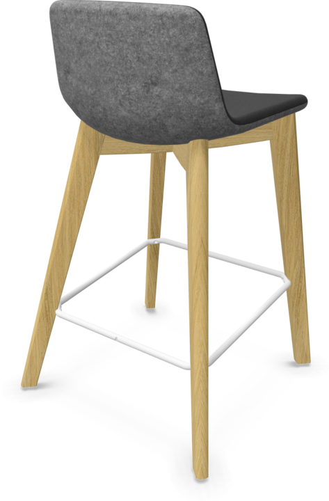 Black, White, Grey melange, Ash natural light grey stained