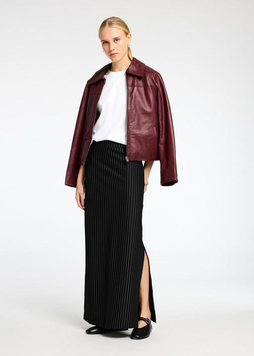 Produktbild Selected Femme Nadelstreifen Viskosemix Maxirock (XL)