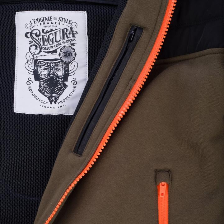 Produktbild Segura PULSOR Hoodie kaki-schwarz XL (Herren, XL)