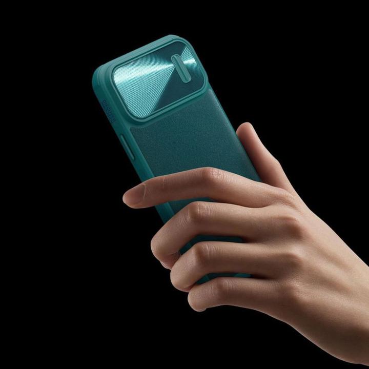 Actual product image Nillkin CamShield Leather S Case iPhone 14 Pro Max cover with camera cover black (Apple iPhone 14 Pro Max)