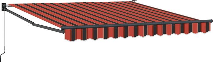 Braun, Orange, Rot, Schwarz