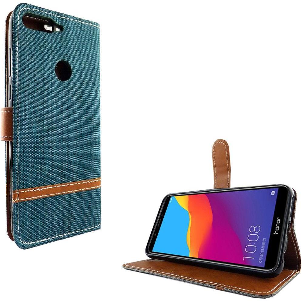 Thumbnail - König Design Hülle Handy Schutz für Huawei Honor 7C Case Cover Tasche Wallet Etui Handyhülle (Honor 7c), Smartphone Hüll...