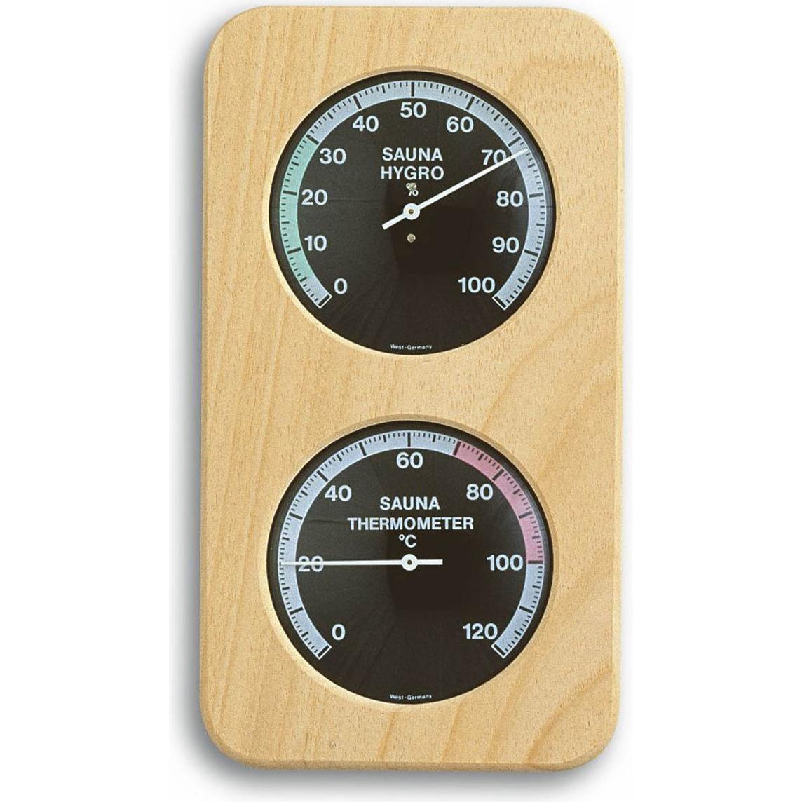 TFA 40.1004, Nero, Legno, Termometro + Igrometro, Nero