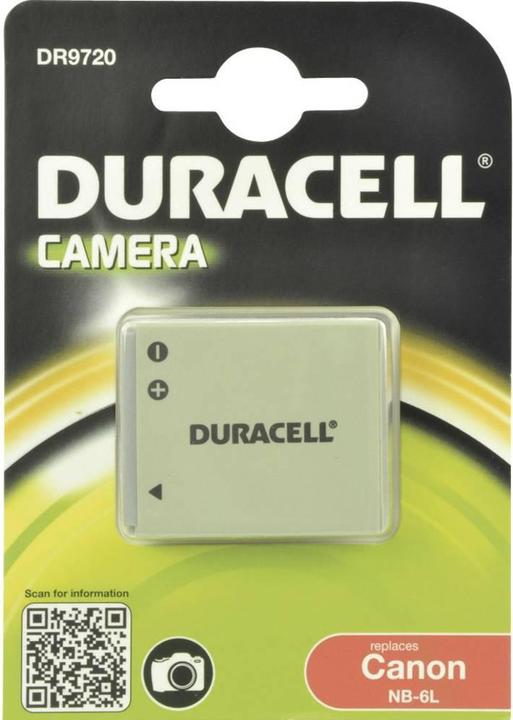 Actual product image Duracell Lithium-ion battery NB-6L, 700 mAh (Camera battery)