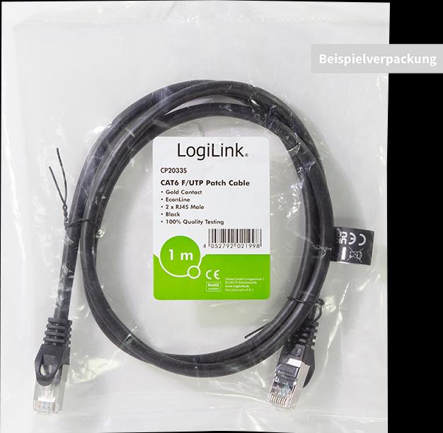 Actual product image LogiLink Network cable (F/UTP, CAT6, 2 m)
