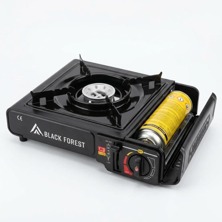 Immagine prodotto Extralink Portabler Gastouristenkocher Für Gaskartuschen 2-in-1 Mit Koffer
