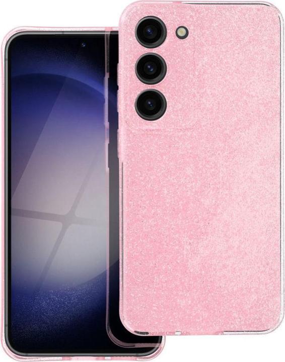 Actual product image OEM Back panel cover CLEAR CASE 2 mm BLINK for SAMSUNG S25 FE pink (Samsung Galaxy S25 FE)