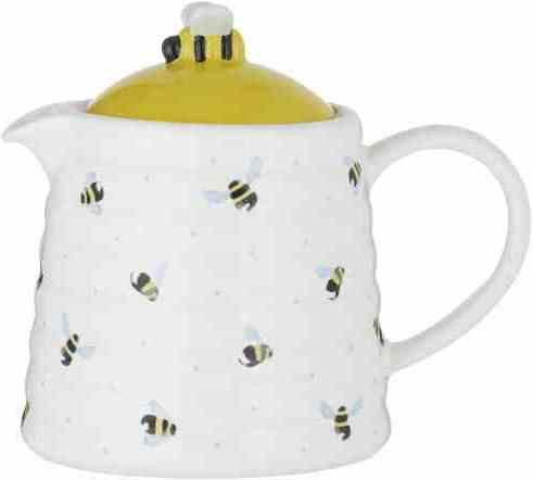 Image du produit Price & Kensington Sweet Bee 4 Cup Teapot, Blanc, 0059.655 (0.85 l)