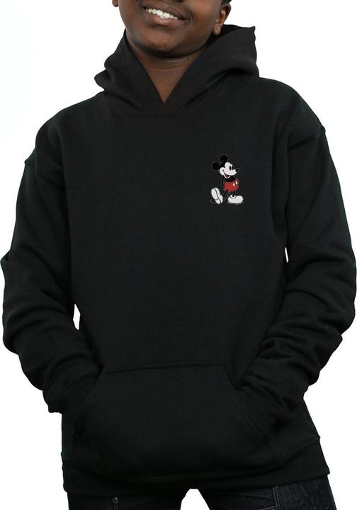 Immagine prodotto Disney Mickey Mouse Kickin Retro Chest Felpa con Cappuccio Ragazzi (140, 146)