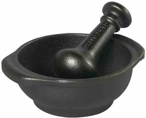 Skeppshult Mortar et Pestle, fonte d'acier