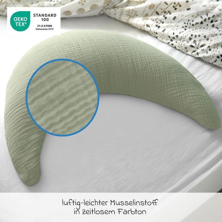 Produktbild Theraline Stillkissen Stillkissen Der Musselinmond - mit feiner (27 x 140 cm)