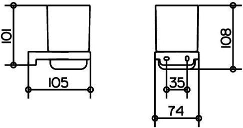 Actual product image Keuco Collection Moll Genuine Crystal Glass