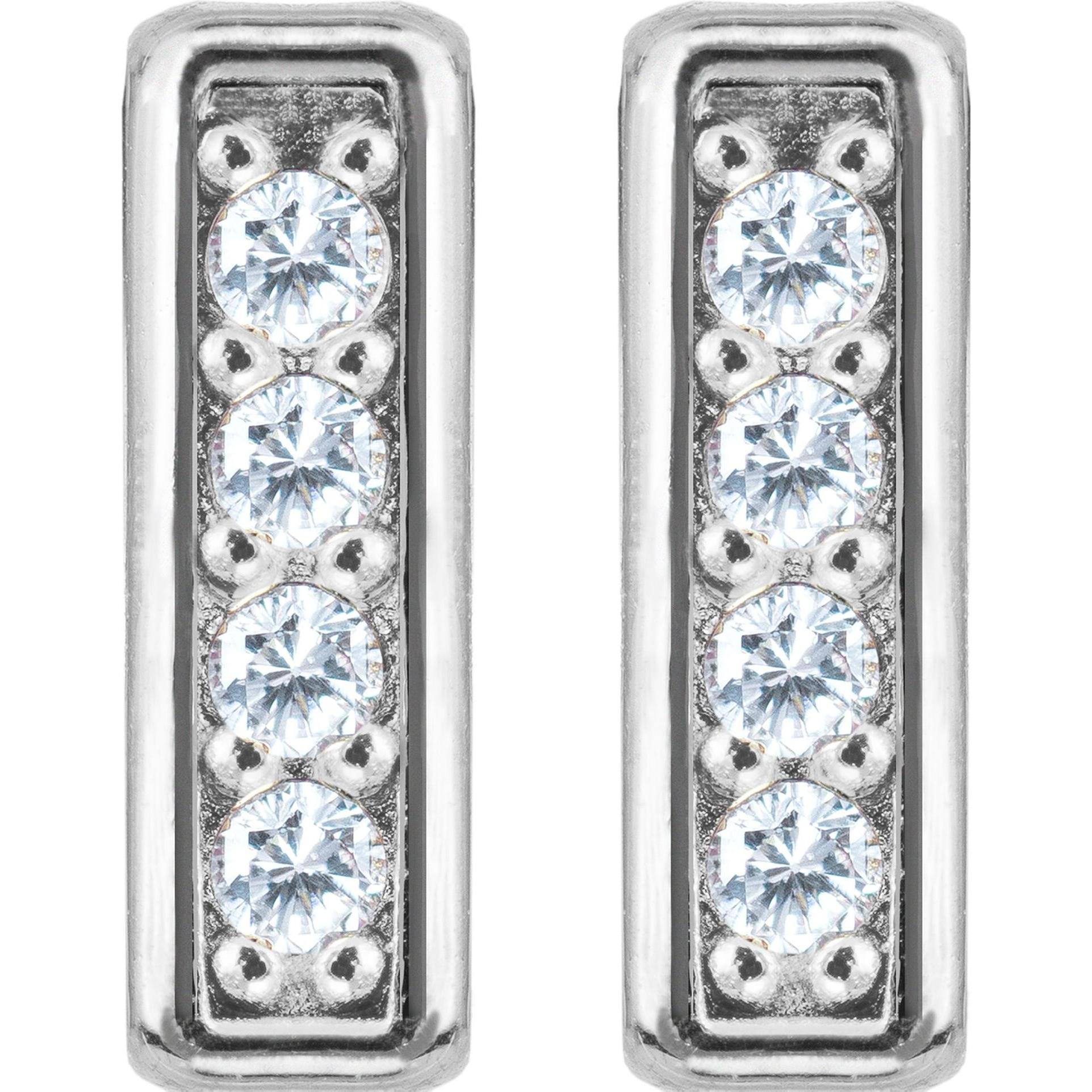 Jacques Lemans, Ohrringe, Ohrstecker, (925er Silber)