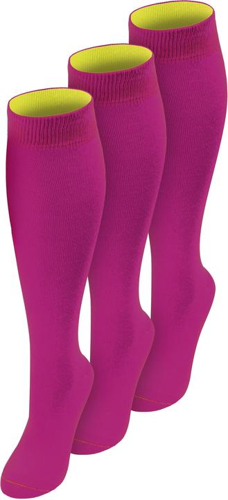 Produktbild Normani 3 Paar Kniestrümpfe mit farbig abgesetztem Bund Bi-Color - 9993 (3er Pack, 47 - 50)