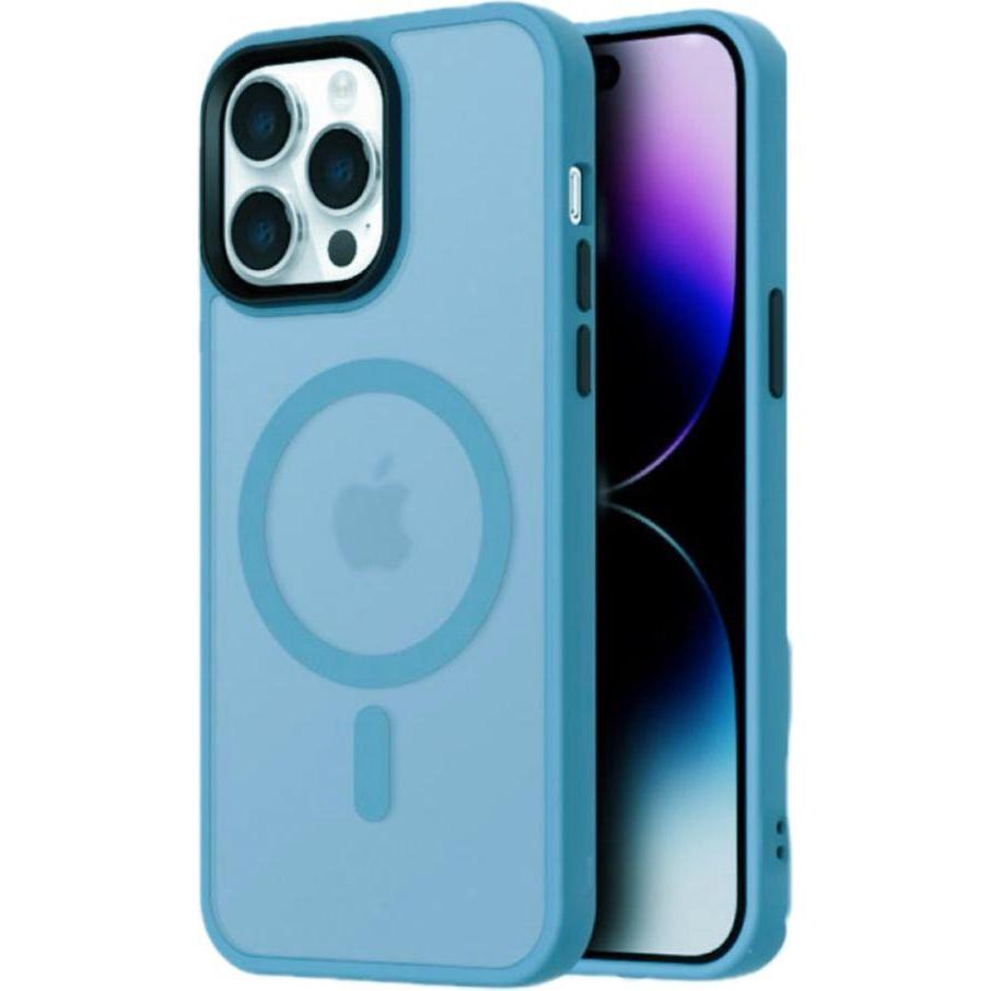 Hurtel Fashion Case MagSafe for iPhone 16 Pro Max - light blue (Apple iPhone 16 Pro Max), Smartphone Hülle, Blau