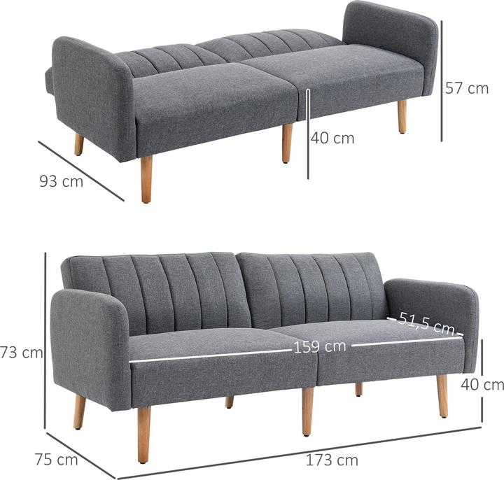 Actual product image Homcom Sofa bed