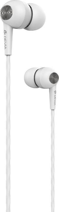 Devia Wired earphones Kintone jack 3,5mm white (Cable)