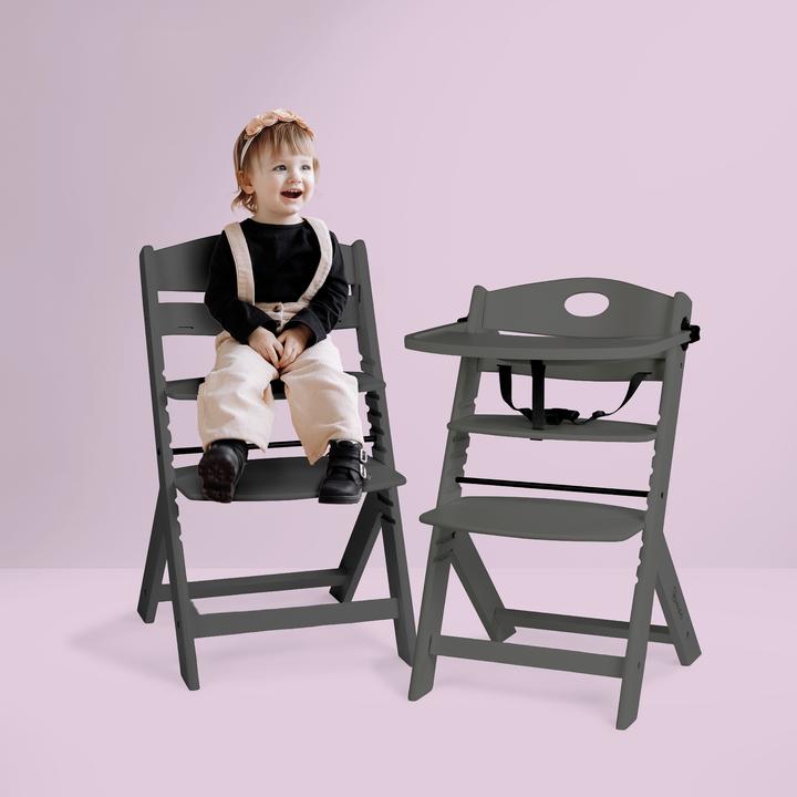 Actual product image BabyGo Family Pro grey (Highchair)