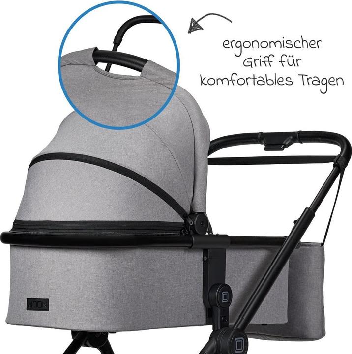 Produktbild Moon Kombikinderwagen 2in1 Kombi-Kinderwagen Clicc bis 22 kg mit