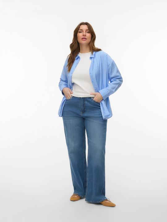 Actual product image Vero Moda VMCTESSA Hohe Taille Weiter Beinschnitt Jeans Weit geschnitten (52)
