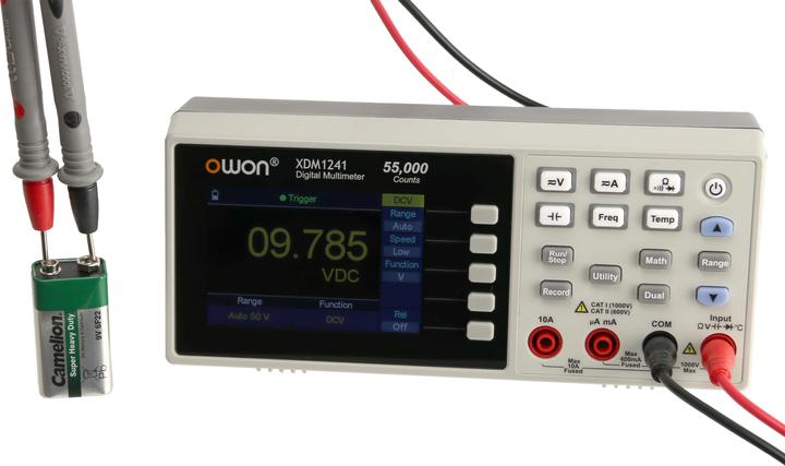 Produktbild Owon Tisch-Multimeter, XDM1241, TRMS, 8,9 cm (3,5") LC-Display