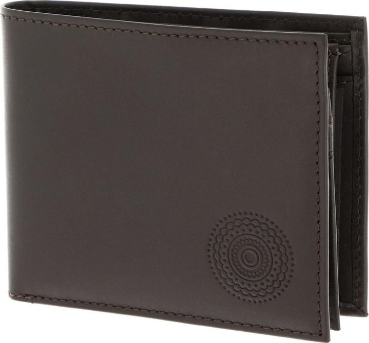 Circle Bloom Embossed Brown