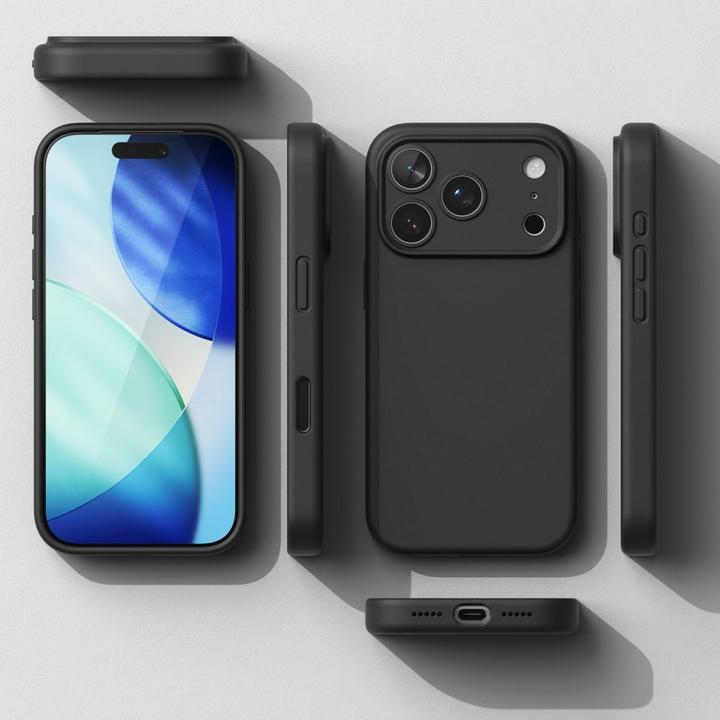 Actual product image Ringke Silikon Magnetische MagSafe Hülle für iPhone 17 Pro Max - Schwarz (Apple iPhone 17 Pro Max)