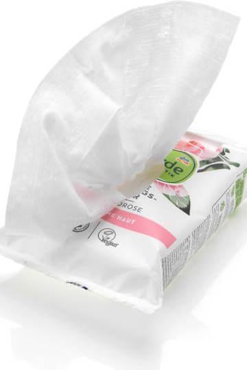 Produktbild dm alverde Reinigungstücher Bio-Wildrose (Reinigungstücher Gesicht)