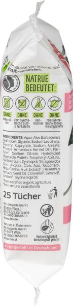 Produktbild dm alverde Reinigungstücher Bio-Wildrose (Reinigungstücher Gesicht)