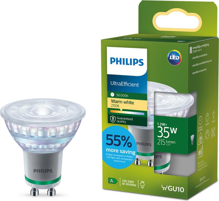 Actual product image LED Ultra Efficient EyeComfort (GU10, 215 lm, 1x)