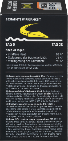 Produktbild dm Balea MEN Q10 Regenerierende Nachtcreme (50 ml, Nachtcreme)